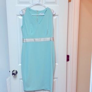 Calvin Klein Pastel green dress